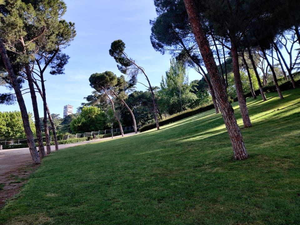 Parque cerca de Príncipe Pío Madrid